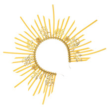 Eease Spiked Mary Goddess Stirnband Gelbes Halloween-Kostüm