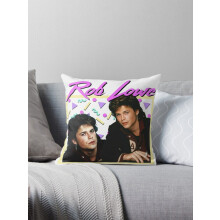 Nieuwe kussenslopen uit de jaren 80 van Rob Lowe, geschikt voor de bank, 16x16 inch, dubbelzijdig.