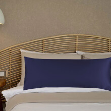 51*137 cm (20*54 inch) Meerkleurige kussensloop van imitatiezijde, dubbele kussensloop van zijde, verlengde kussensloop voor een stel.