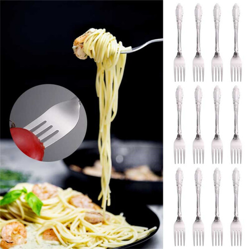 Winysin12pc Πιρούνι από ανοξείδωτο ατσάλι για το σπίτι, δημιουργικό ουρά ξενοδοχείου,