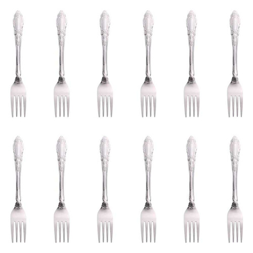 Winysin12pc Πιρούνι από ανοξείδωτο ατσάλι για το σπίτι, δημιουργικό ουρά ξενοδοχείου, 1