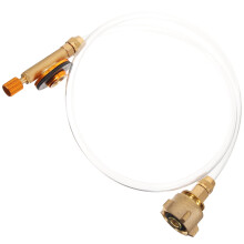 Gasfornuisadapter, campingopblaasventiel, platte tank, gasvulbuis, campingbenodigdheden