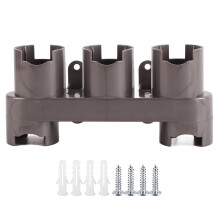 Wandgemonteerd opbergrek voor V7V8V10 stofzuigers, compatibel met accessoires, duurzaam kunststof, ruimtebesparend ontwerp