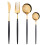 Σετ σερβιρίσματος από ανοξείδωτο ατσάλι, Western Fork And Spoon4Piece, Ευρωπαϊκό μπριζόλα και 1