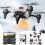 Leodye Drone χωρίς ψήκτρες με κινητήρα και κάμερες 1080P, αντίσταση στον άνεμο, 6