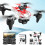 Leodye Drone χωρίς ψήκτρες με κινητήρα και κάμερες 1080P, αντίσταση στον άνεμο, 4