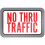 No Thru Traffic Sign 1