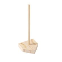 Personalisierter Baseball-Ringhalter mit Gravur für Softball-Ringe – Baseball-Gedenkständer aus Holz