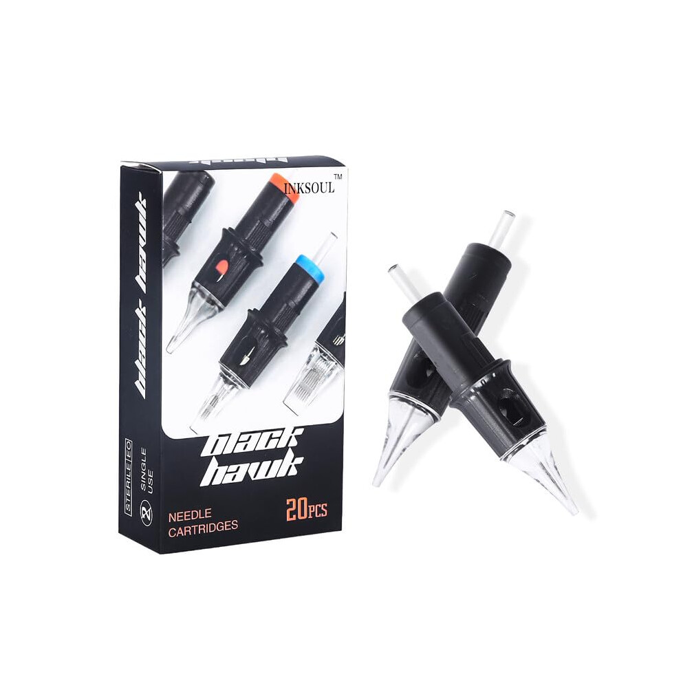 Professional 7RL Tattoo Cartridge Needles with Membrane 0.25mm Round Liner 20PCS Universal Fit