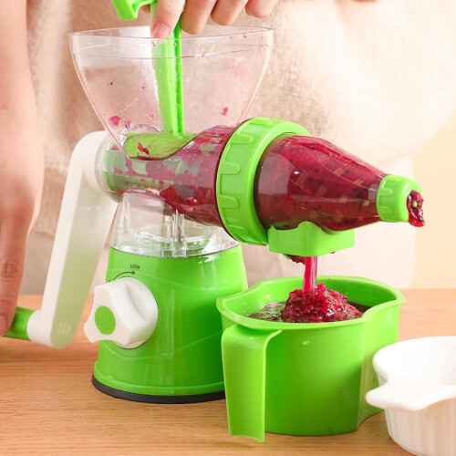 Home Kitchen Hand Crank Juicer Small Portable Blender Squeezer Mini Juicer 2