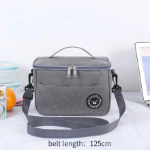 DEKAXID Tragbare Lunchtasche, Thermobox, strapazierfähig, wasserdicht, Kühltasche für Büro und Picknick, mit Schultergurt, ideal für Paare und
