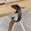 2pcs Portable Hanging Bag Hook Handbag Holder Multifunctional Table Hook Grey 2