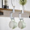 2pcs Portable Hanging Bag Hook Handbag Holder Multifunctional Table Hook Grey 6