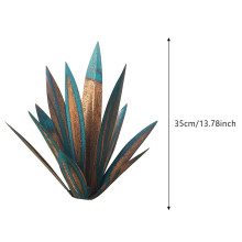 Sculpture rustique en métal à faire soi-même, inspirée de la tequila, pour le jardin ou la maison (9leaves Home Decor).