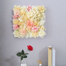 Pannelli murali floreali Kiplyki, decorazioni murali 3D con rose in seta per matrimoni, decorazioni per la casa, sfondi per negozi, feste e