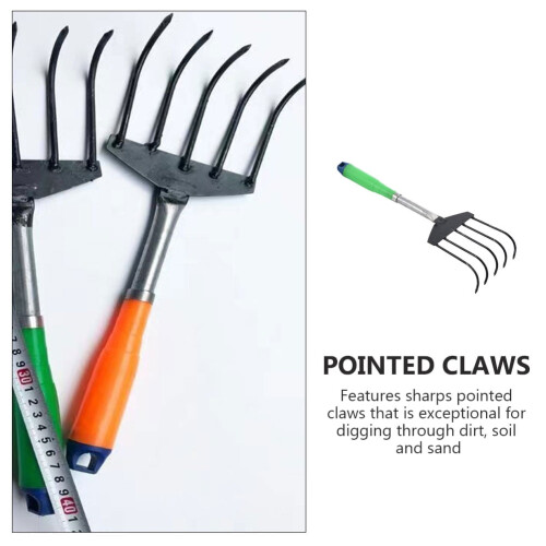 Claw Rake Handheld Rake Clamming Claw Rake Clam Digger Beach Seafood Tool Clamming Tool 2
