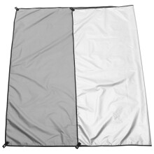 Voile d'ombrage portable pour plage, ombrage rectangulaire, auvent solaire pour terrasse extérieure, filet pliable