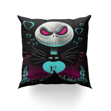 The Nightmare Before Christmas sierkussenhoes 12*12 inch, decoratie voor buiten, feestelijke sierkussenhoes voor woonkamer, bank, huisdecoratie