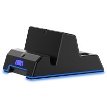 Magnetisch oplaadstation met indicatielampje en standaardhouder voor PS5Port