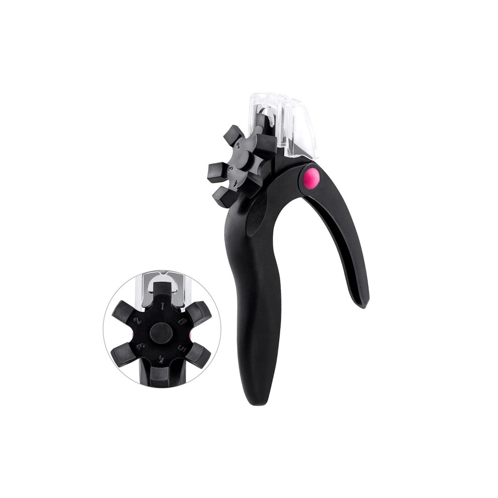 Professional UShaped Nail Clipper for Acrylic and Natural Nails, Ergonomic Stainless Steel Cutter