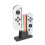 Oplaadstation compatibel met Nintendo Switch en Switch OLED Joy-Con, zwart 3
