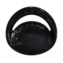 Sgabello da bar TISHITA, superficie resistente, alte prestazioni, sostituisce le sedie girevoli da ufficio, colore nero.