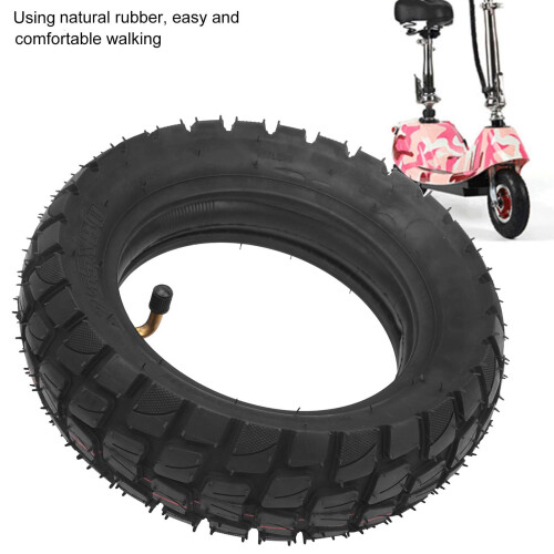 Pneu 255X80 com câmara de ar e pneu externo para patinete elétrico, versão 10X Upgrade, pneu off-road de 10 polegadas. 2