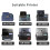 5 τεμάχια μαύρης κορδέλας ανταλλακτική διπλή καρούλι γραφομηχανής για 5