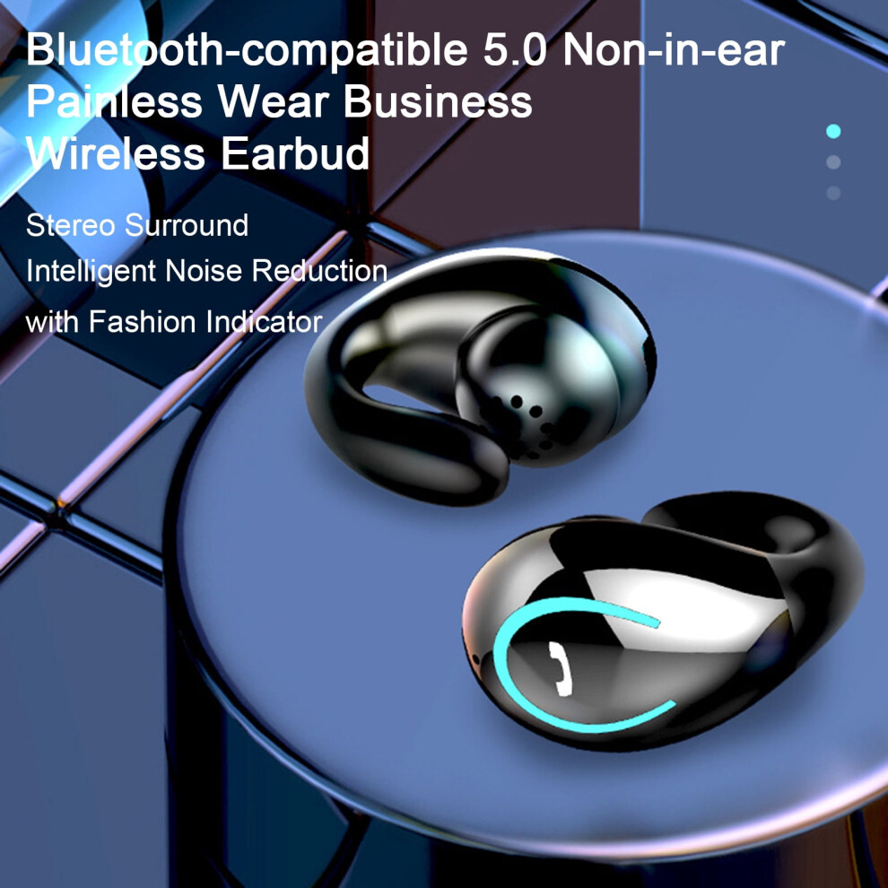 Susuchens Yx08 Wireless Earbuds With Subwoofer Ring, Bluetooth 5.0, Painless Clip-On, Compatible With Iphone & Android, White 9464372776634
