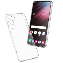 Galaxy S23Clear Cover, kompatibel med Samsung S23, Slankt, letvægts, ridsefast og stødabsorberende cover - Klar