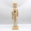 ITSELFER Blank Unfinished Nutcracker Craft Decorative Graffiti Nutcracker Statue DIY Nutcracker Ornament 5
