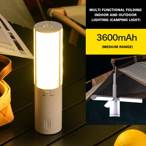 Φανάρι κάμπινγκ LED με μπαταρία Quinlirra, αδιάβροχο φως σκηνής, φορητός φακός για 2