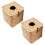 Square Seagrass Tissue Box Natural Handmade Straw Tissue Cover 2 Count 1