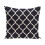 Simply Daisy Geometric Print Decorative Pillow, 16" x 16", Grey 2