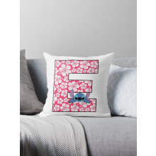 UUSI Lilo & Stitch Kirjain E -heittotyynynpäälliset, tyynynpäälliset ja sohvanpäälliset, 18 x 18 tuumaa