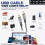 Câble USB-C Thunderbolt 4 : 40 Gbit/s, vidéo 8K et charge rapide 240 W. Compatible Thunderbolt 3. 5