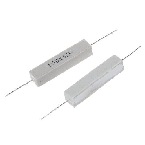 5 τεμάχια 10W Watt 15ohm 5% συρματόσχοινο κεραμικό τσιμεντένιο αντιστάτη 1