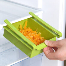 Contenitori portaoggetti Xubond con coperchi, compatibili con GN, organizer scorrevoli per cucina, frigorifero, congelatore, in tessuto verde per