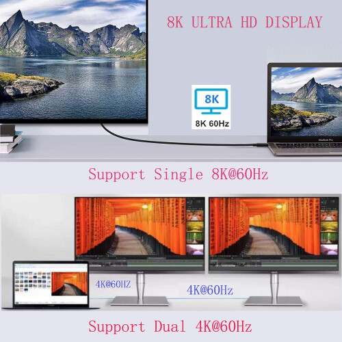 Câble USB-C Thunderbolt 4 : 40 Gbit/s, vidéo 8K et charge rapide 240 W. Compatible Thunderbolt 3. 2