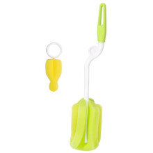 Pretty Comy1Set Kinder-Babyflaschen-Reinigungsbürste mit Sauger, 360 drehbarem Schwamm, Trinkbecher- und Strohhalmreiniger