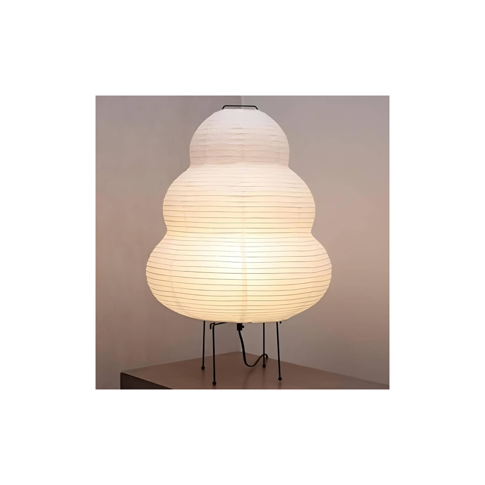 Nogyu2022 Akari Japanese Paper Floor Lamp - Noguchi Paper Lantern Floor Lamp - Cozy Mid-Century Style Floor Lamp (Floor Lamp) Floor Lamp