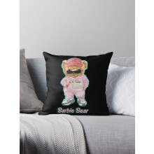 AIVO Lindas e Fofas Capas de Almofada com Urso Barbie para Sofá, Polegadas, Dois Lados