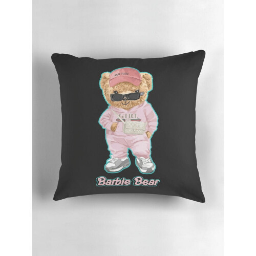 AIVO Lindas e Fofas Capas de Almofada com Urso Barbie para Sofá, Polegadas, Dois Lados 2
