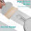 Mini Dustpan and Brush Set, Small Broom Cleaning Set Portable Table Top Set(Grey) 2