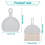 Mini Dustpan and Brush Set, Small Broom Cleaning Set Portable Table Top Set(Grey) 3