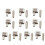 Gvyyzp10sets5# Πώμα φερμουάρ επισκευής κράματος, ανοιχτό άκρο, πώμα φερμουάρ, μεταλλικό 7
