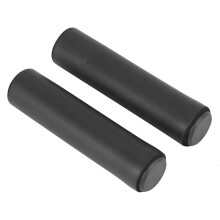 3X Håndtag til Løbehjul BMX Mountainbike Cykel Ultralet Silikone (Sort)