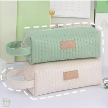 Jacenvly Penar de mare capacitate, Design inimă în stil japonez, Geantă de papetărie minimalistă, Compatibilă cu decorul școlii și al camerei