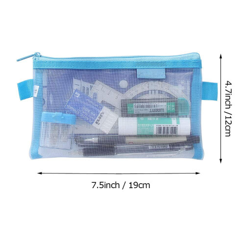 Pachet de 6 penare cu fermoar din plasă, multifuncțională 1