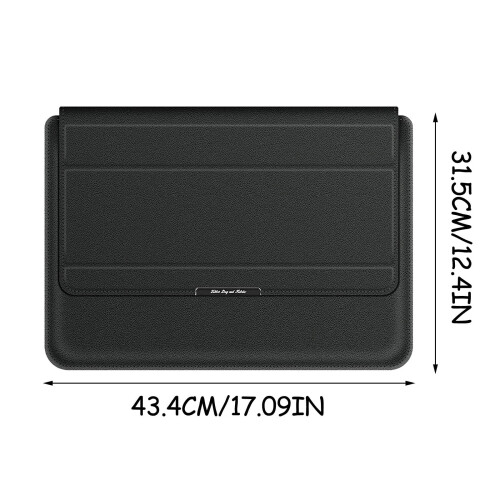Bolsa multifuncional universal para computador de 16 a 17 polegadas com suporte, bolsa interna para laptop, suporte portátil para computador, bolsa 2